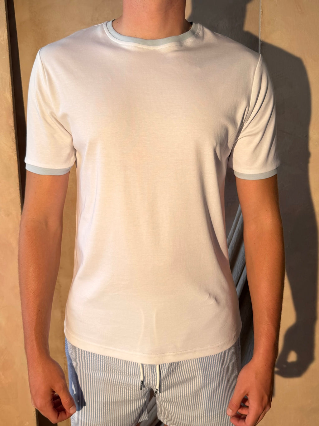 White/Blue Resort T-Shirt